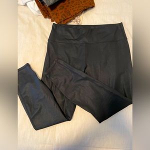 Fabletics Leggings Faux Leather Appearance